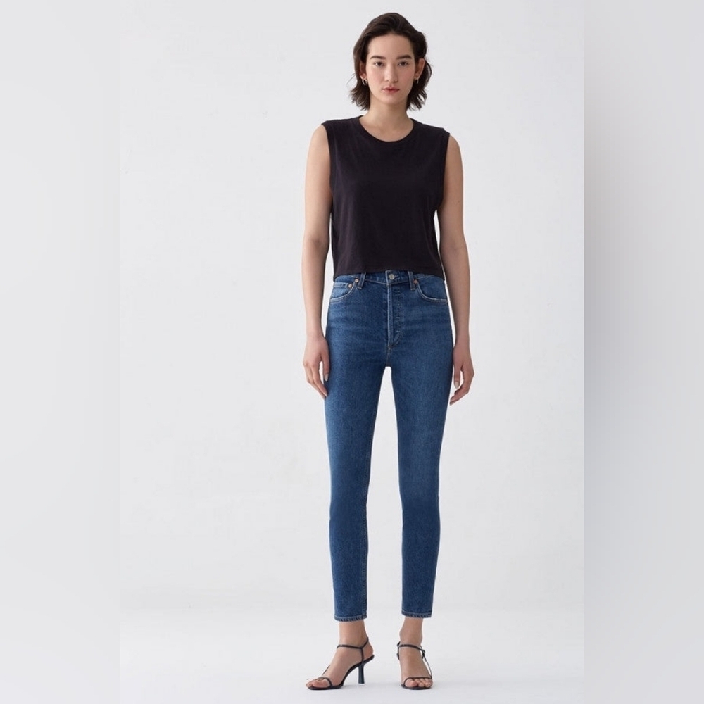 Agolde Nico high rise slim fit Jeans